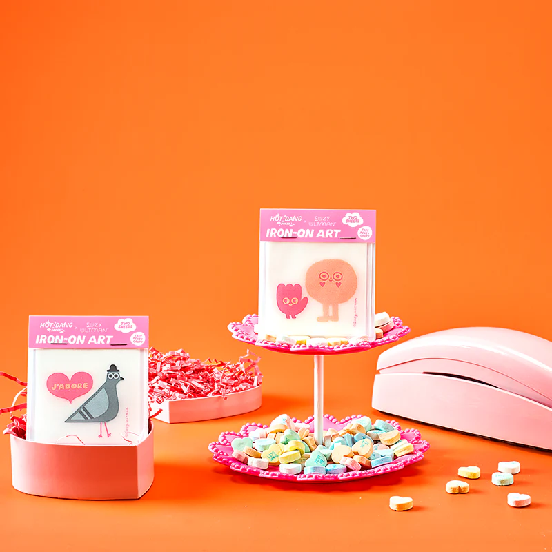 HDP x Suzy Ultman French Pigeon Buddy Iron-On - Image 2