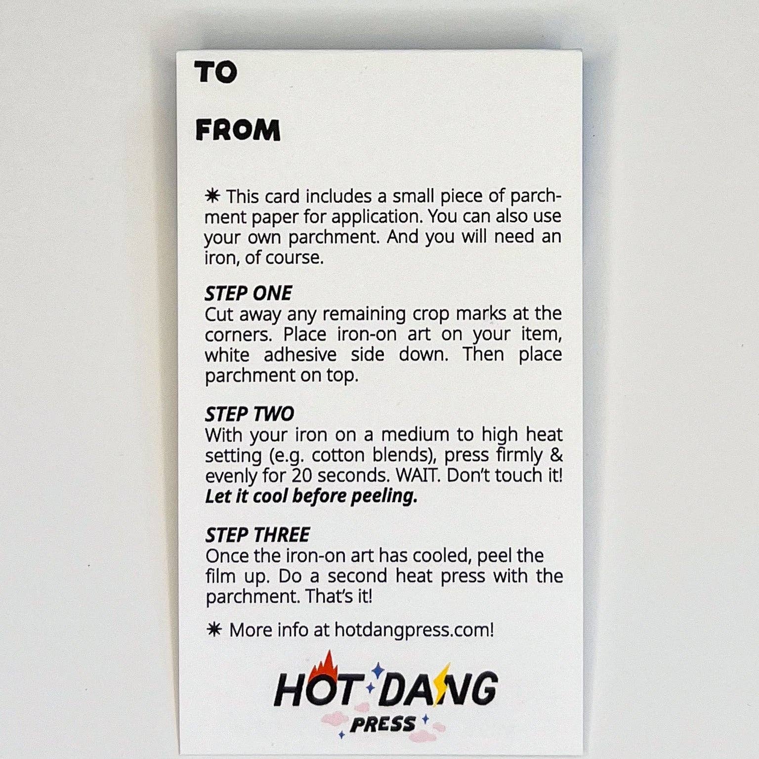 HDP x Suzy Ultman Happy Mushroom L'il Something Iron-On Card - Image 3