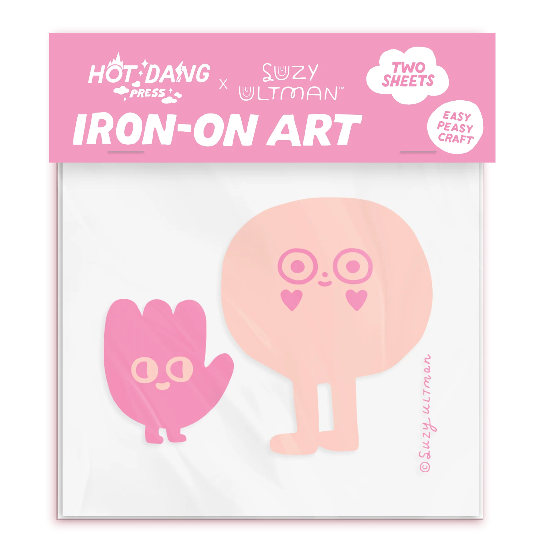 HDP x Suzy Ultman Two Lovies Buddy Iron-On