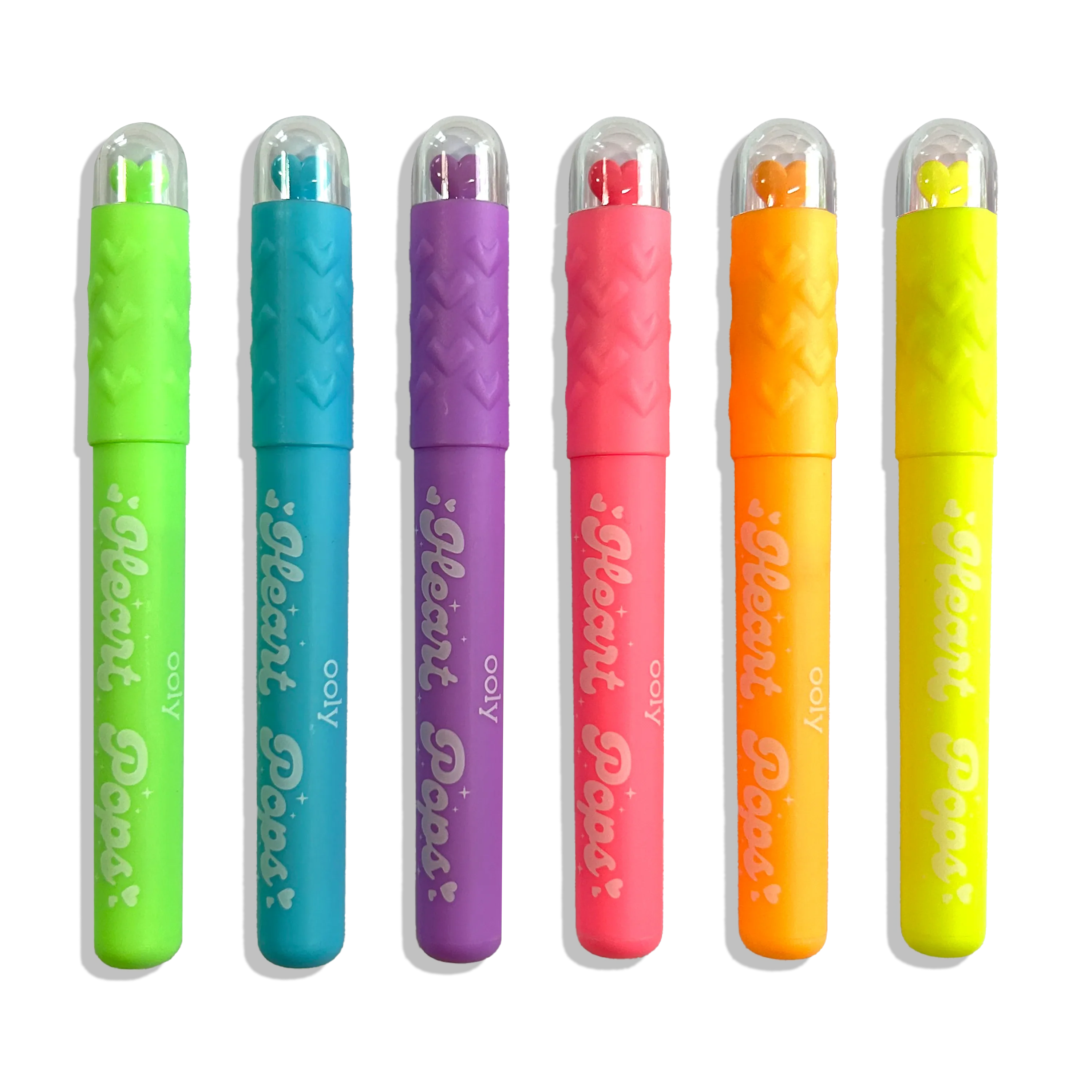 Heart Pops: Neon Highlighters (Set of 6) - Image 3