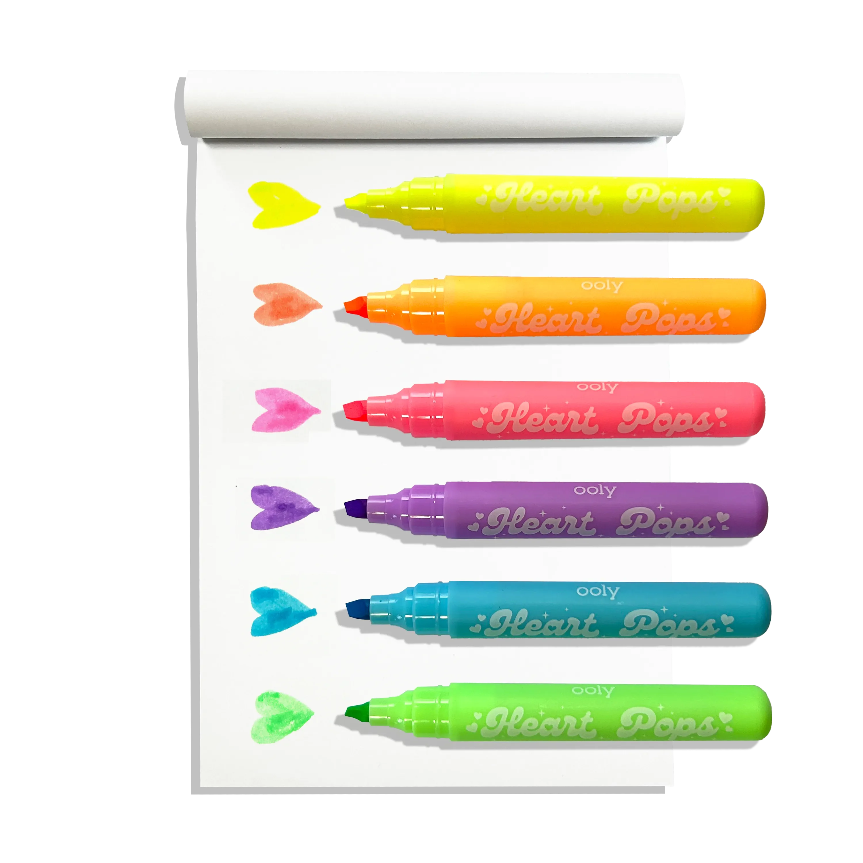 Heart Pops: Neon Highlighters (Set of 6) - Image 4