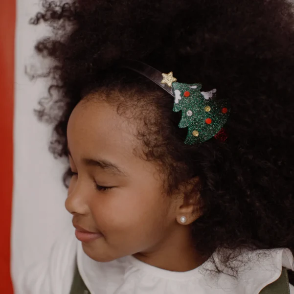 Hol-Festive Christmas Tree Headband - Image 2
