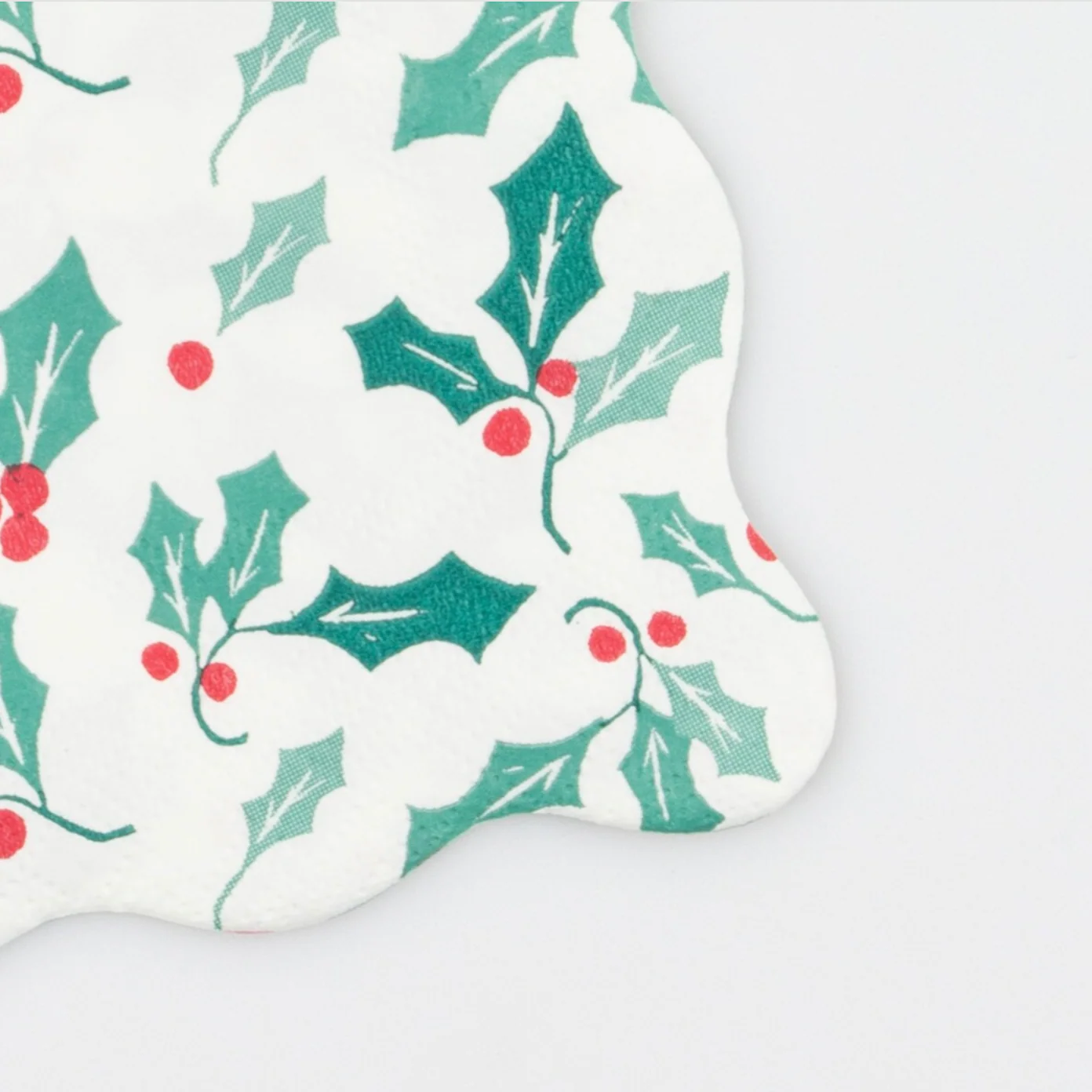 Holly Pattern Small Napkins (16pk) - Image 2