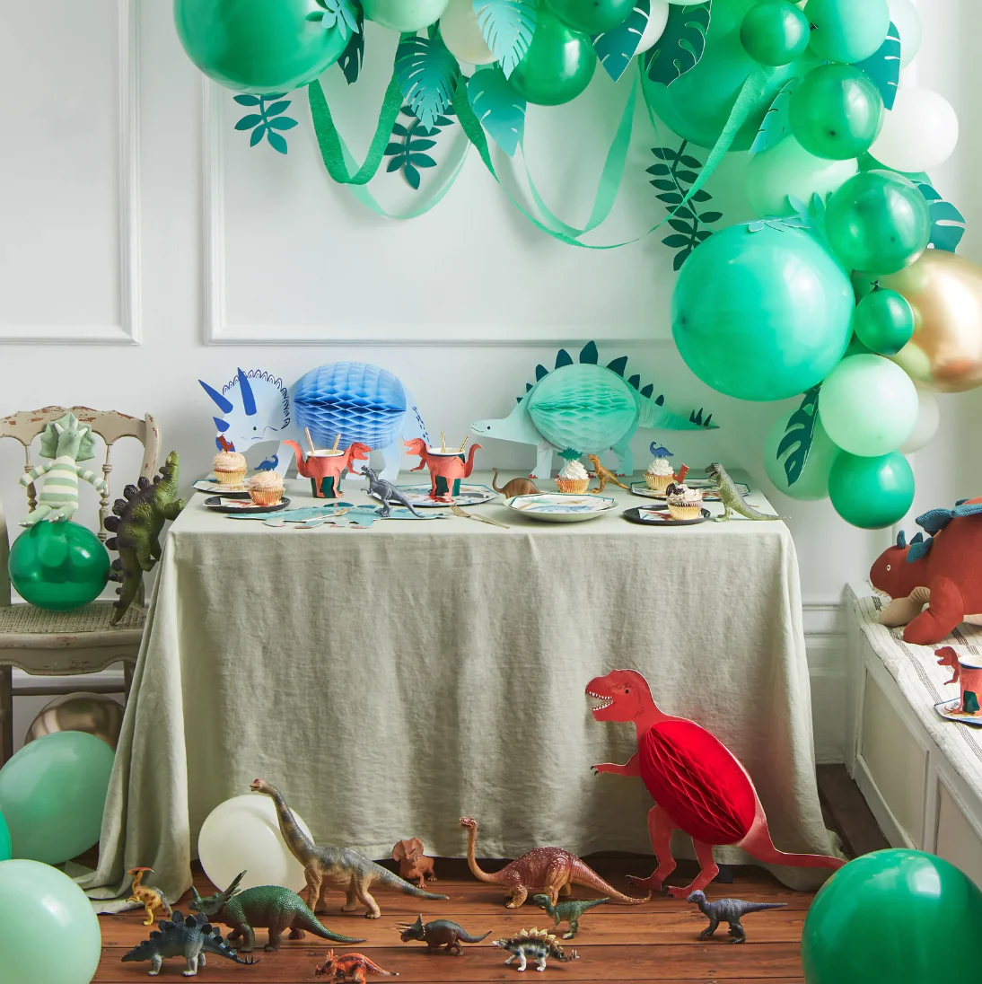 Honeycomb Dinosaur Decorations (3pk) - Image 2