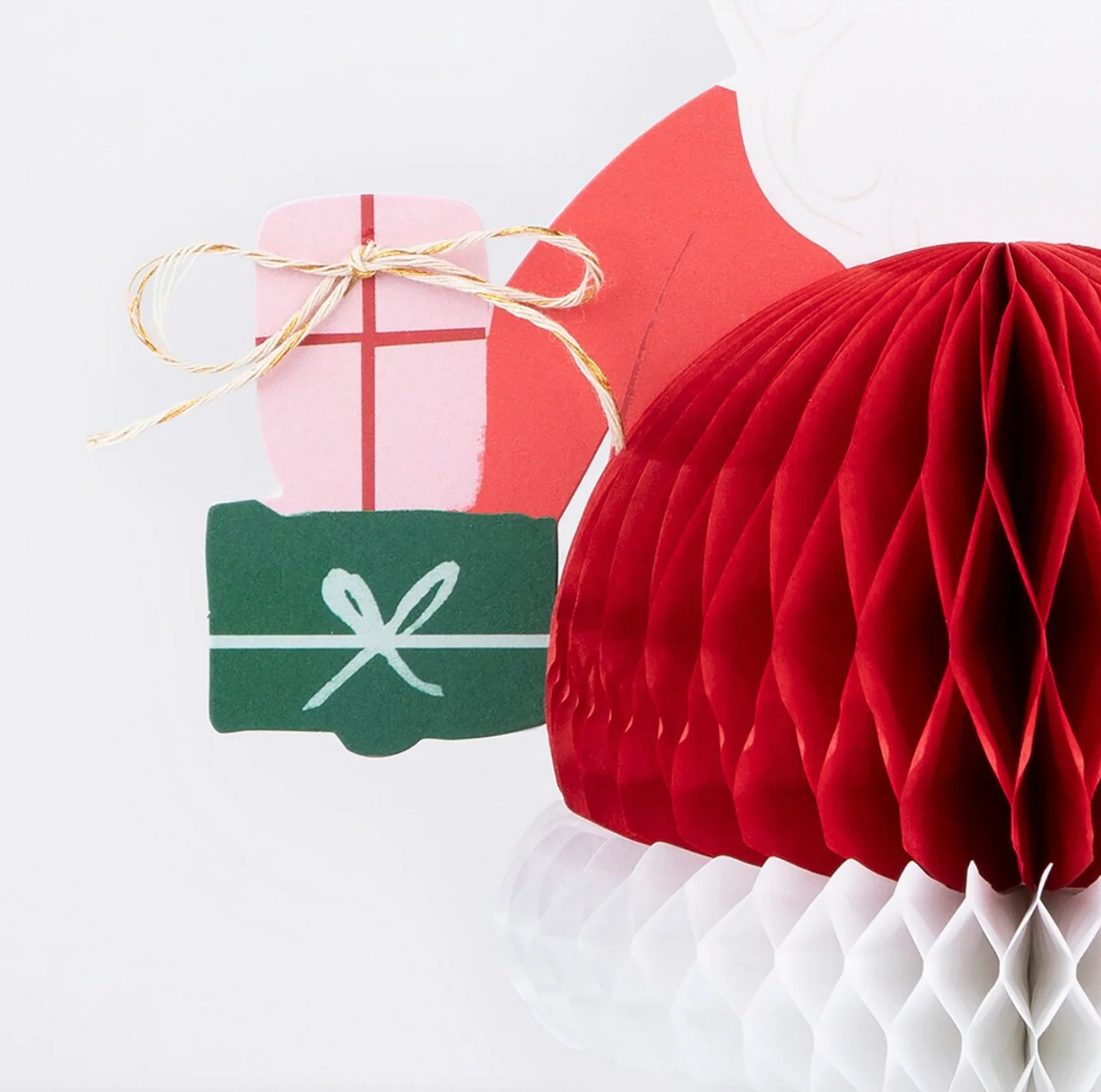Honeycomb Santa Stand Up Card - Image 2