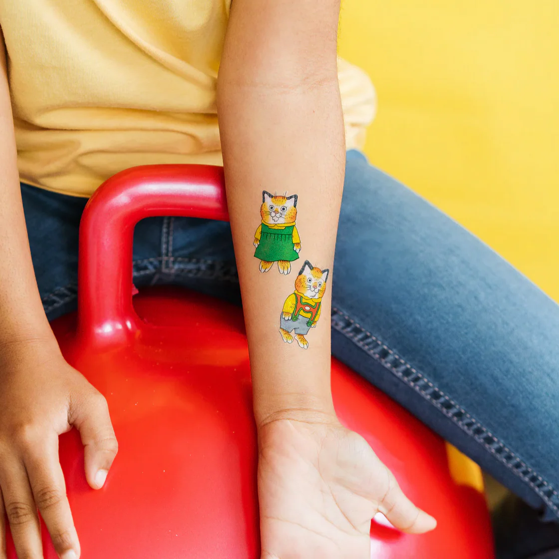 Huckle & Sally Cat Tattoo Pair - Richard Scarry - Image 3