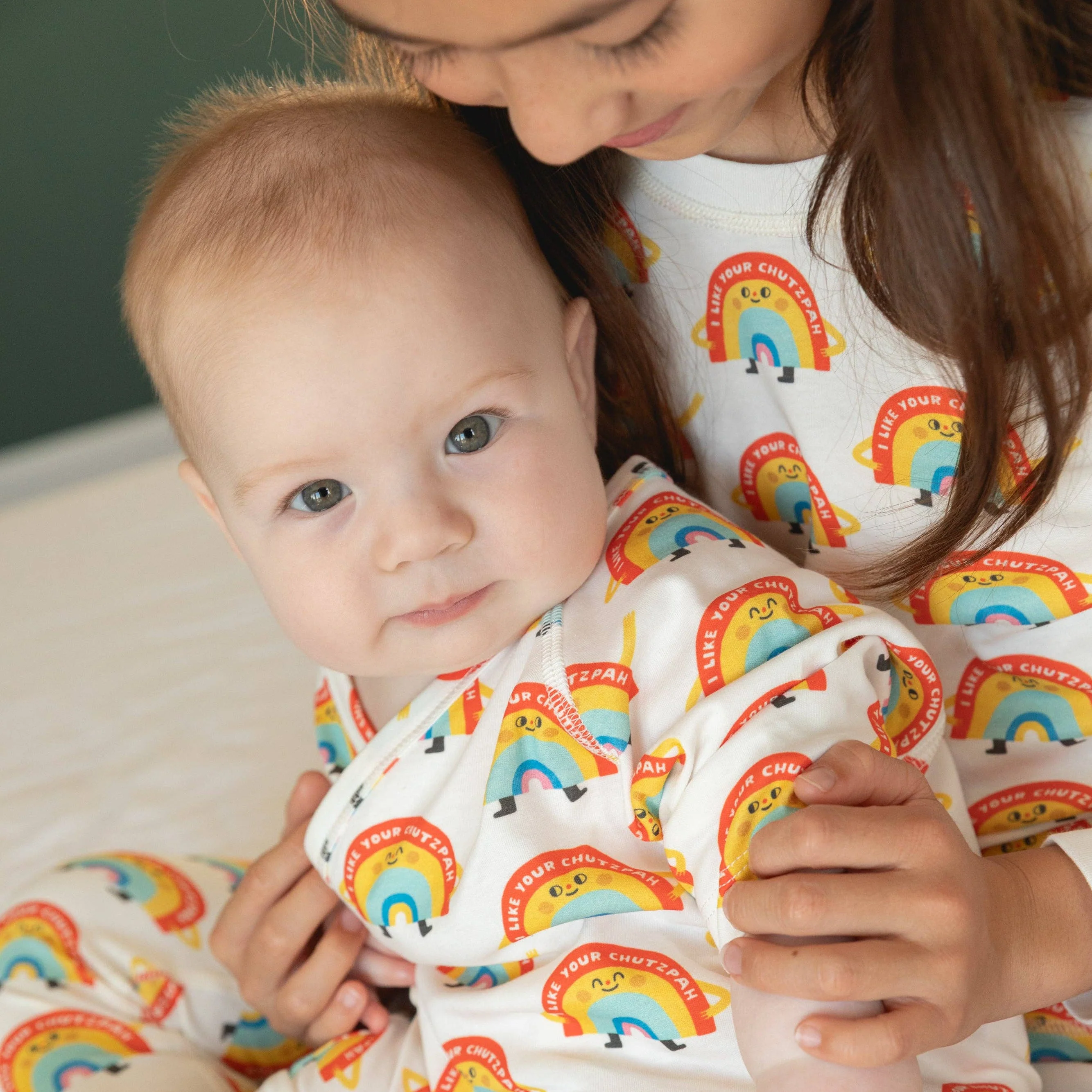 Organic I Like Your Chutzpah Baby Kimono Onesie -Suzy Ultman - Image 4