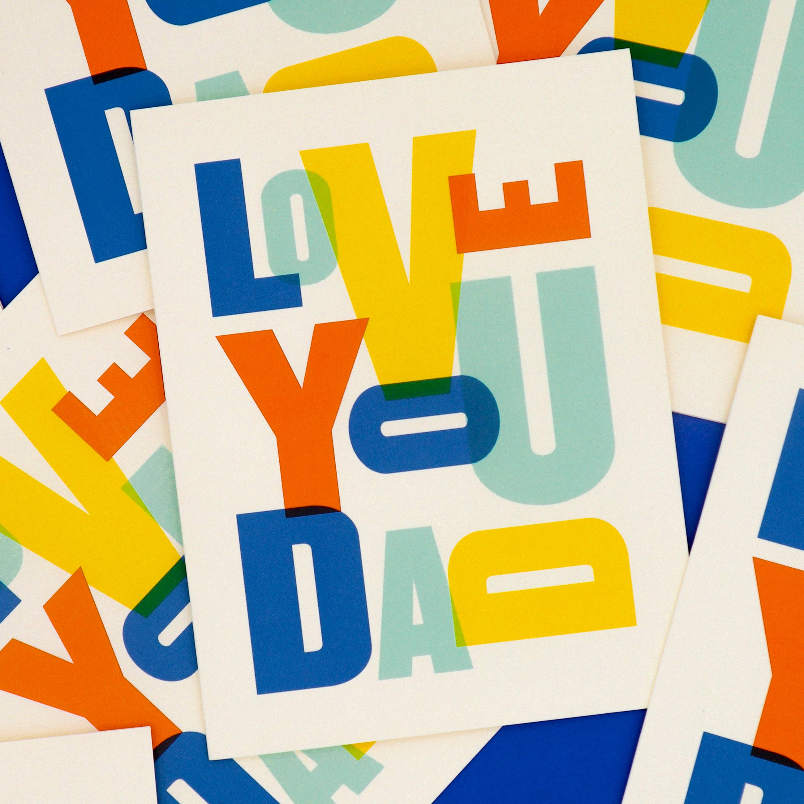 I Love You Dad Card – Father’s Day or Dad Birthday Card - Image 3