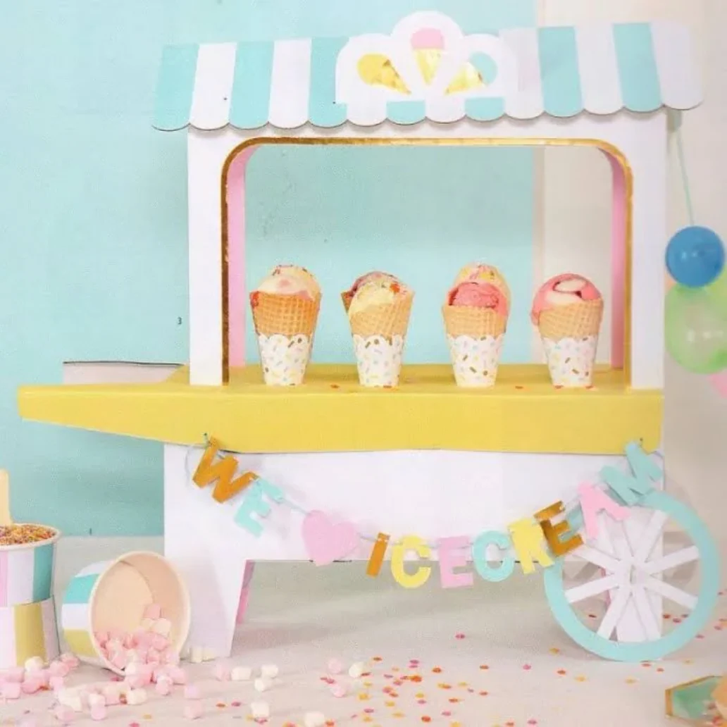 Ice Cream Cart Centerpiece - Image 2