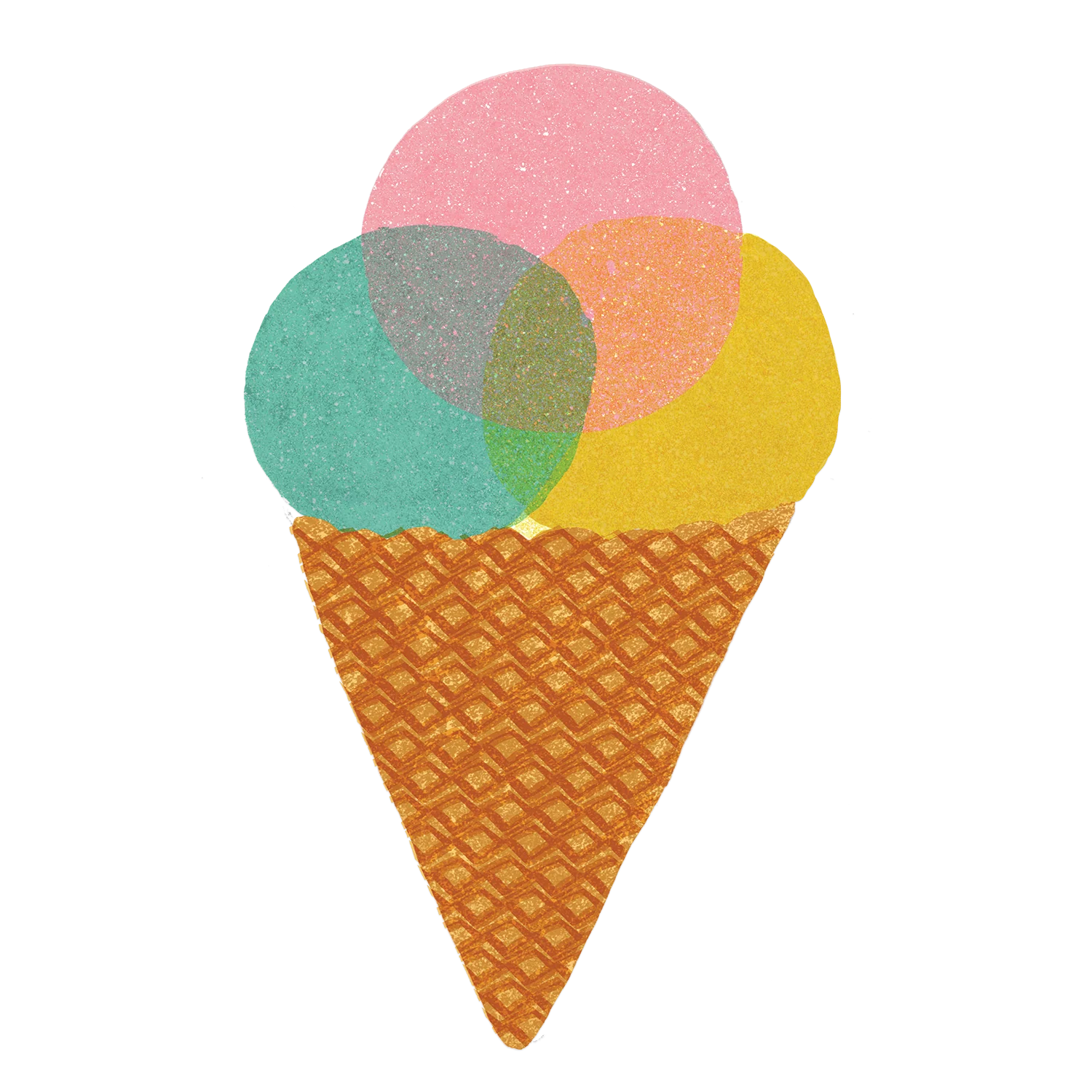 Ice Cream Cone sticker