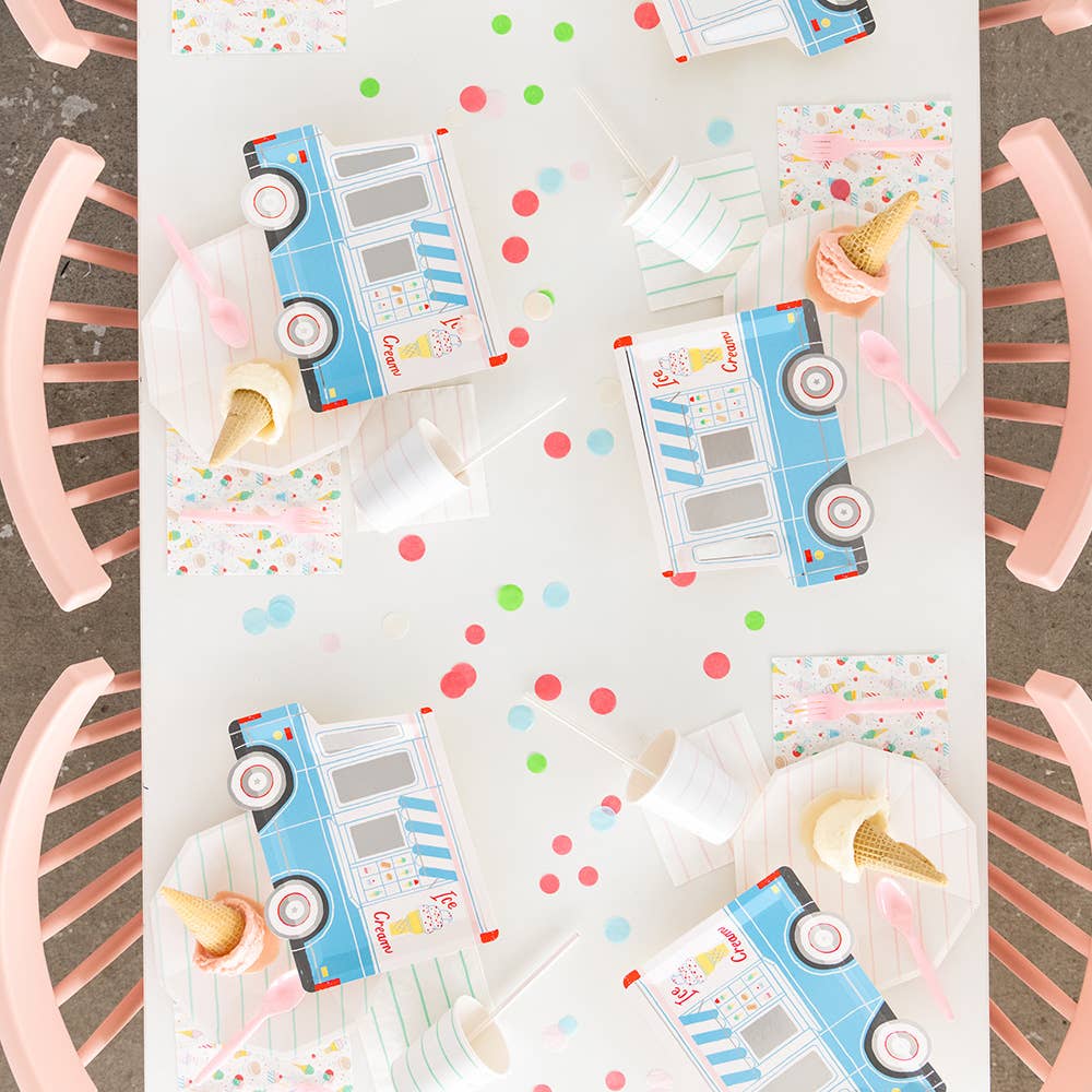 Ice Cream Dreams Large Plate - 8 Pk. - Image 3