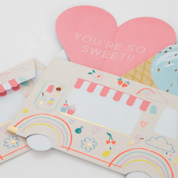 Ice Cream Valentine Cards (pk12) - Image 5
