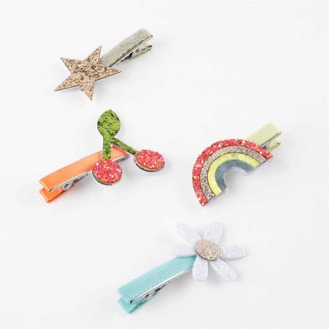 Icon Hair Clips (pk8) - Image 3