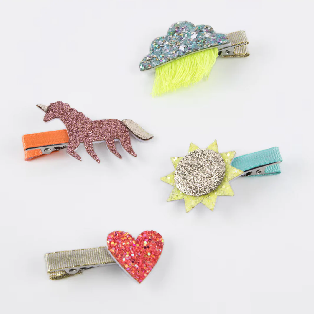 Icon Hair Clips (pk8) - Image 4