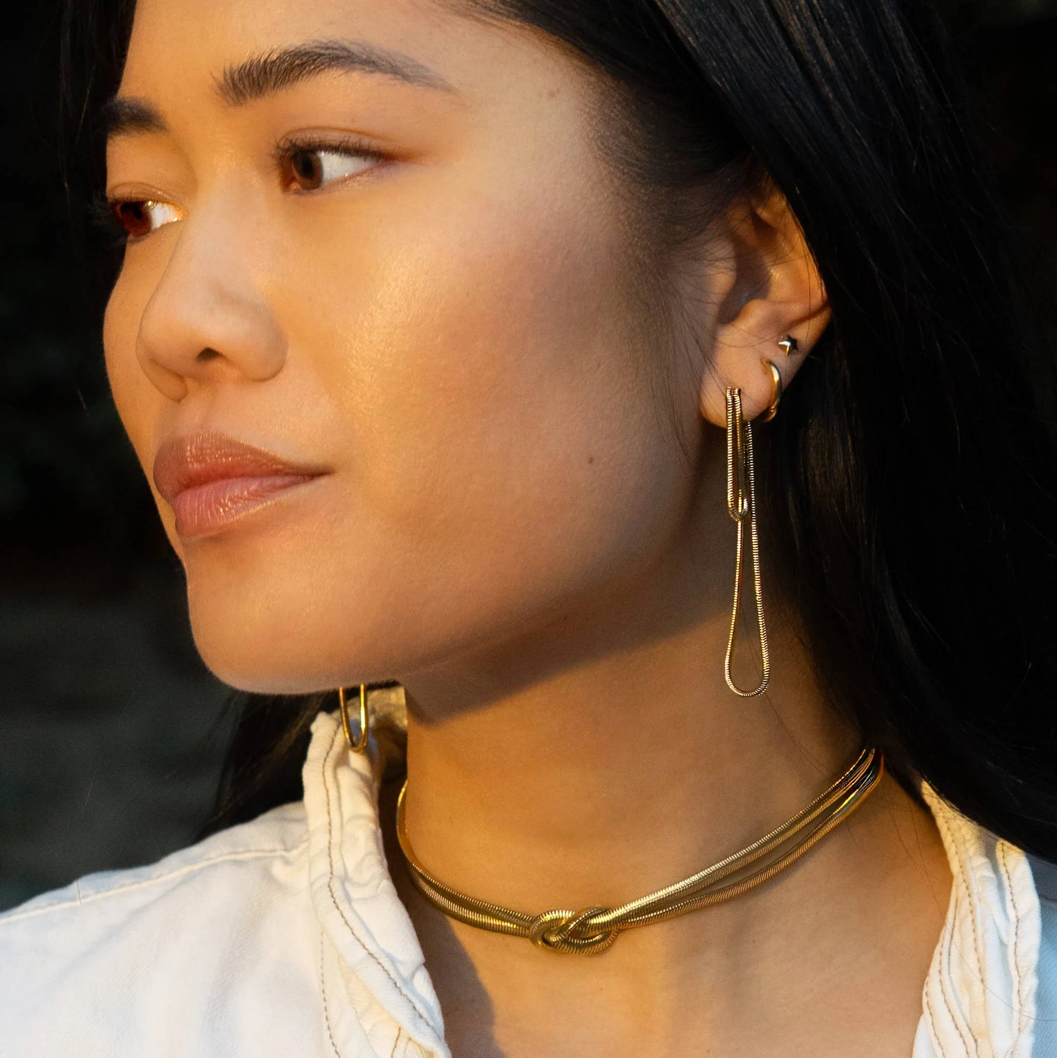 In the Loop Choker - 18K Gold Plated - Image 2