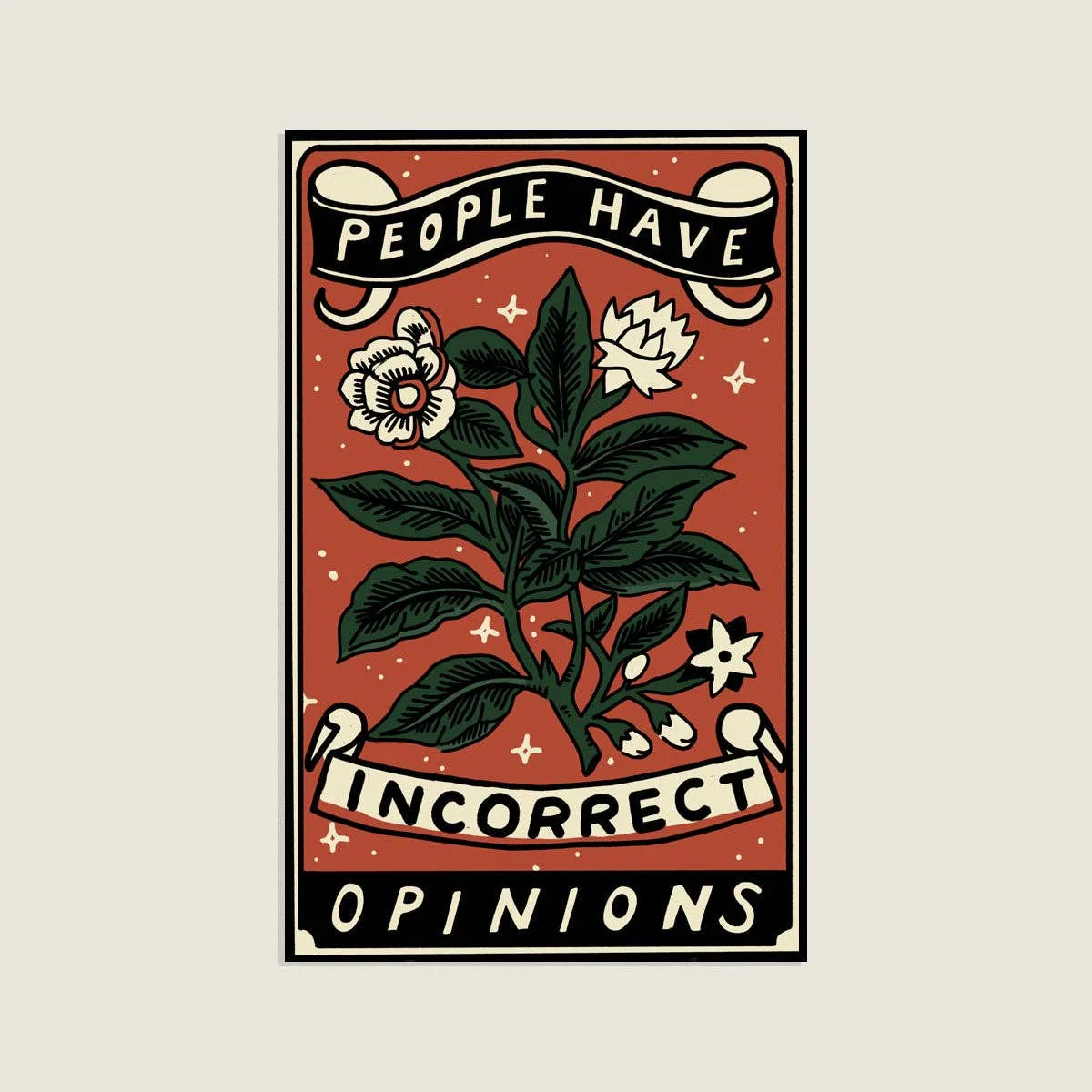 Incorrect Opinions Sticker | Waterproof Vinyl Sticker - Image 2
