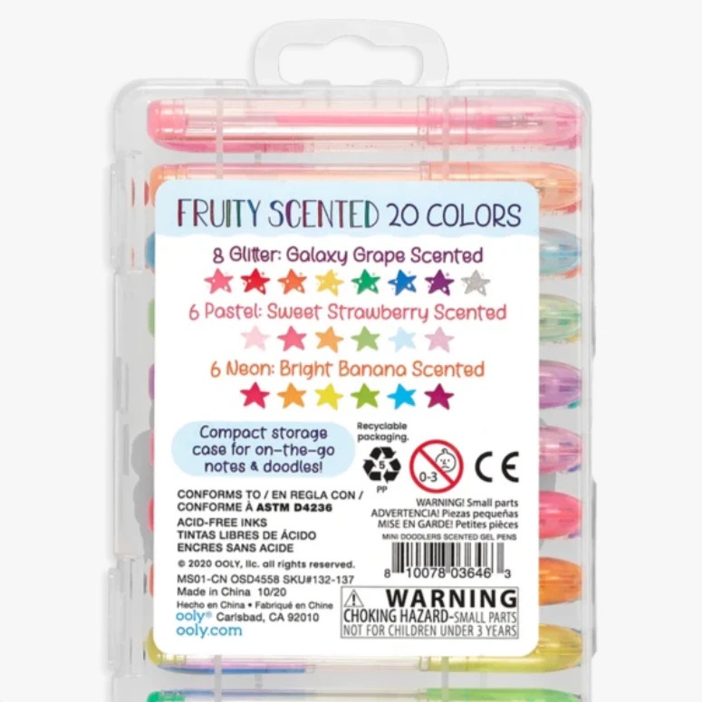 Mini Doodlers Scented Gel Pens - set of 20 - Image 4