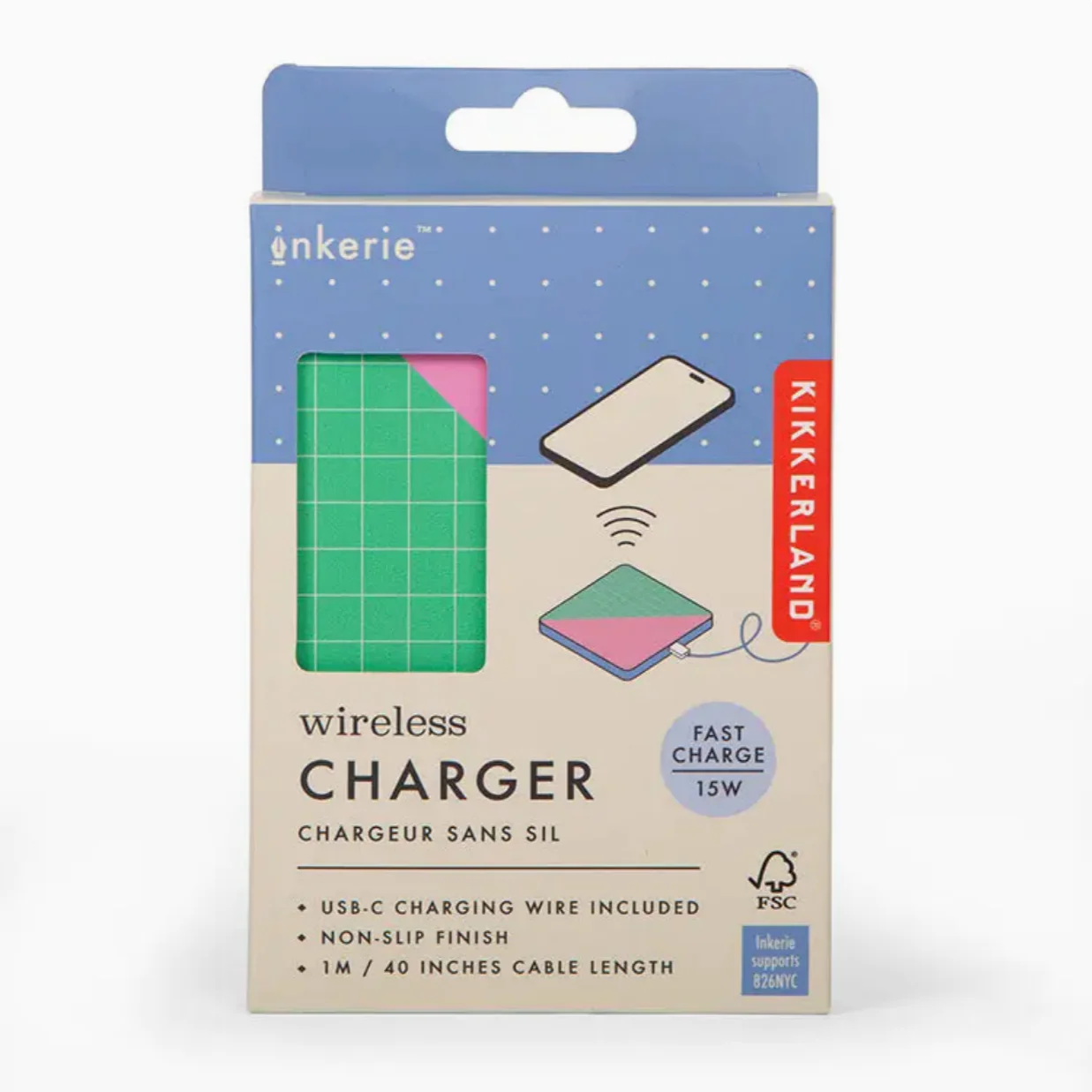 Inkerie Wireless Charger: Colorblock - Image 3