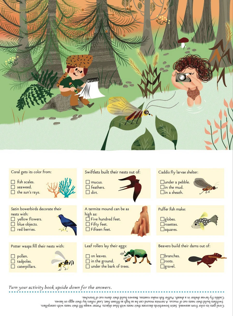 Inventive Animals: My Nature Sticker Activity Book - Image 11