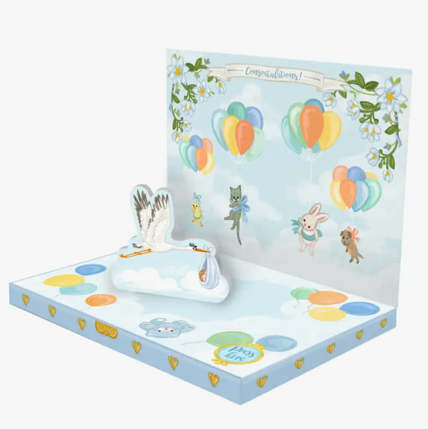 It's A Boy Music Box Card - Image 3