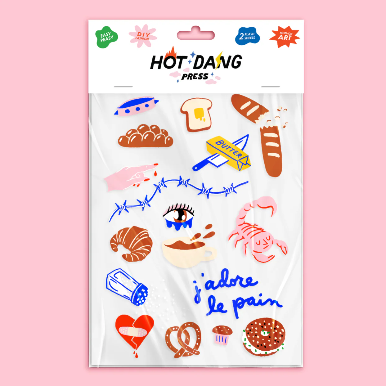 J'Adore Le Pain Sheet Set