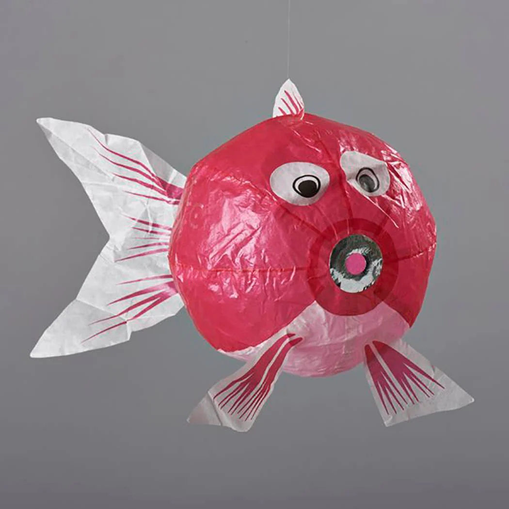 Japanese Paper Balloon - Pink Fish