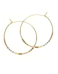 Japanese Seed Bead Hoops- multiple colorways - Image 8