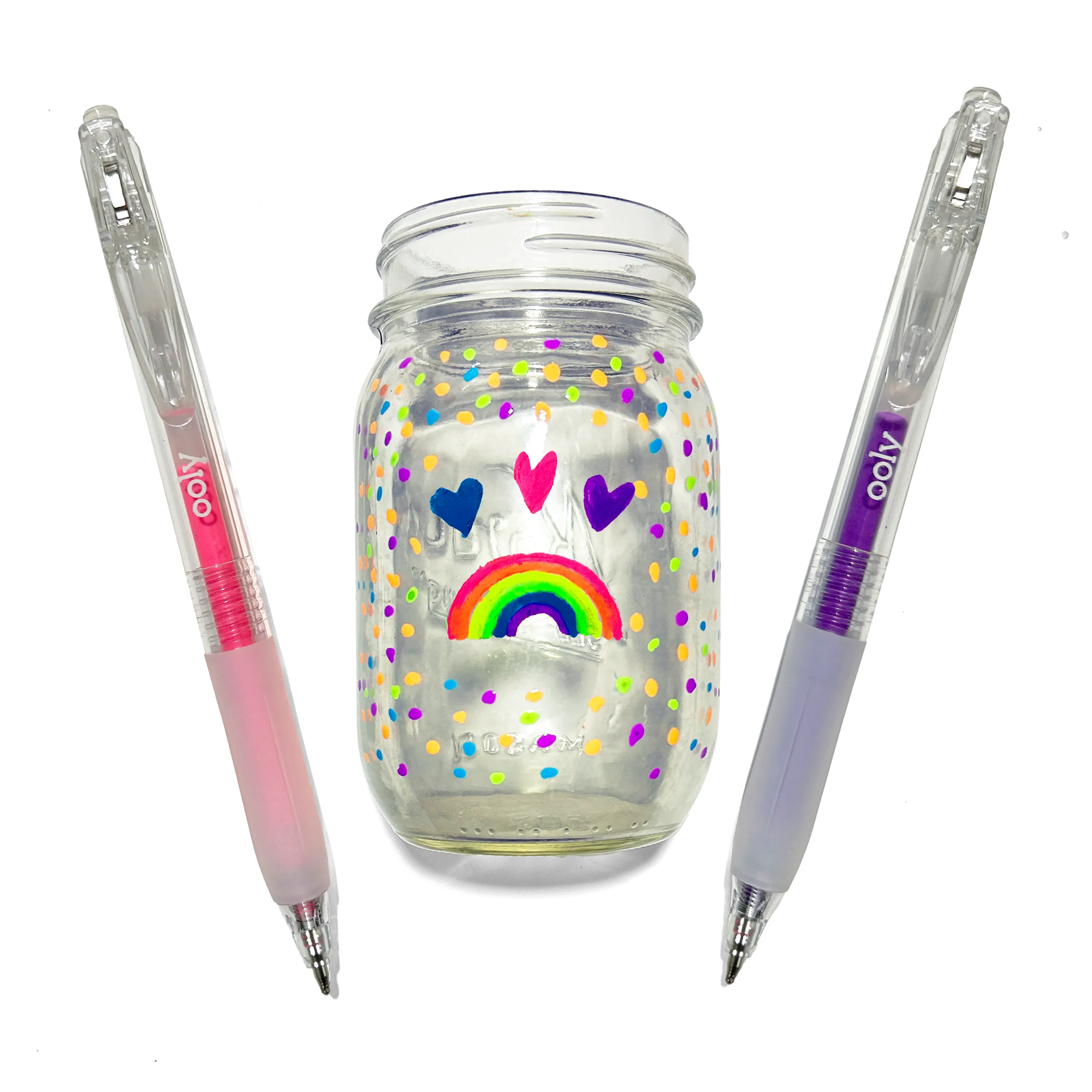 Jelly Gloss Neon Multi-Surface Deco Gel Pens - Set of 6 - Image 2