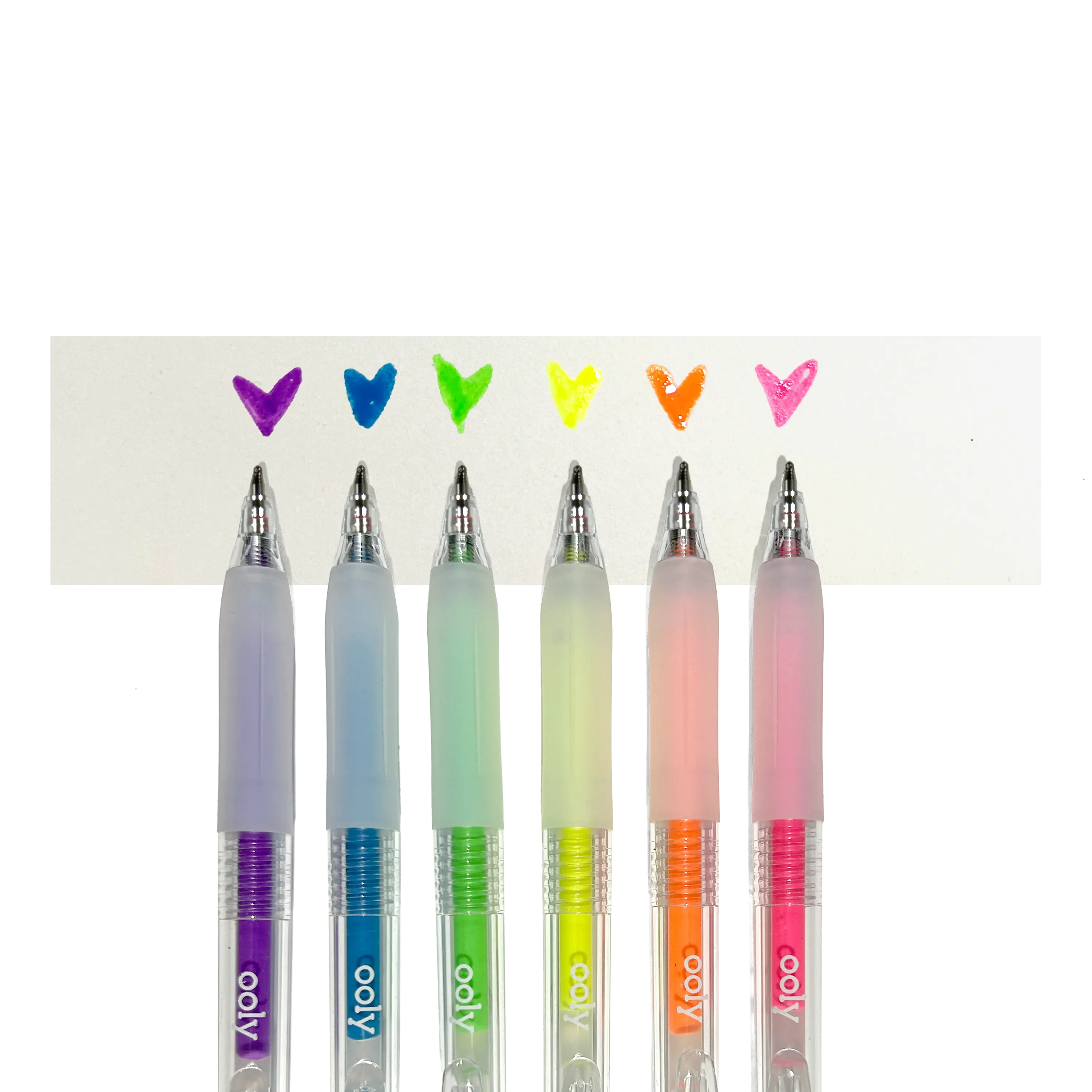 Jelly Gloss Neon Multi-Surface Deco Gel Pens - Set of 6 - Image 4