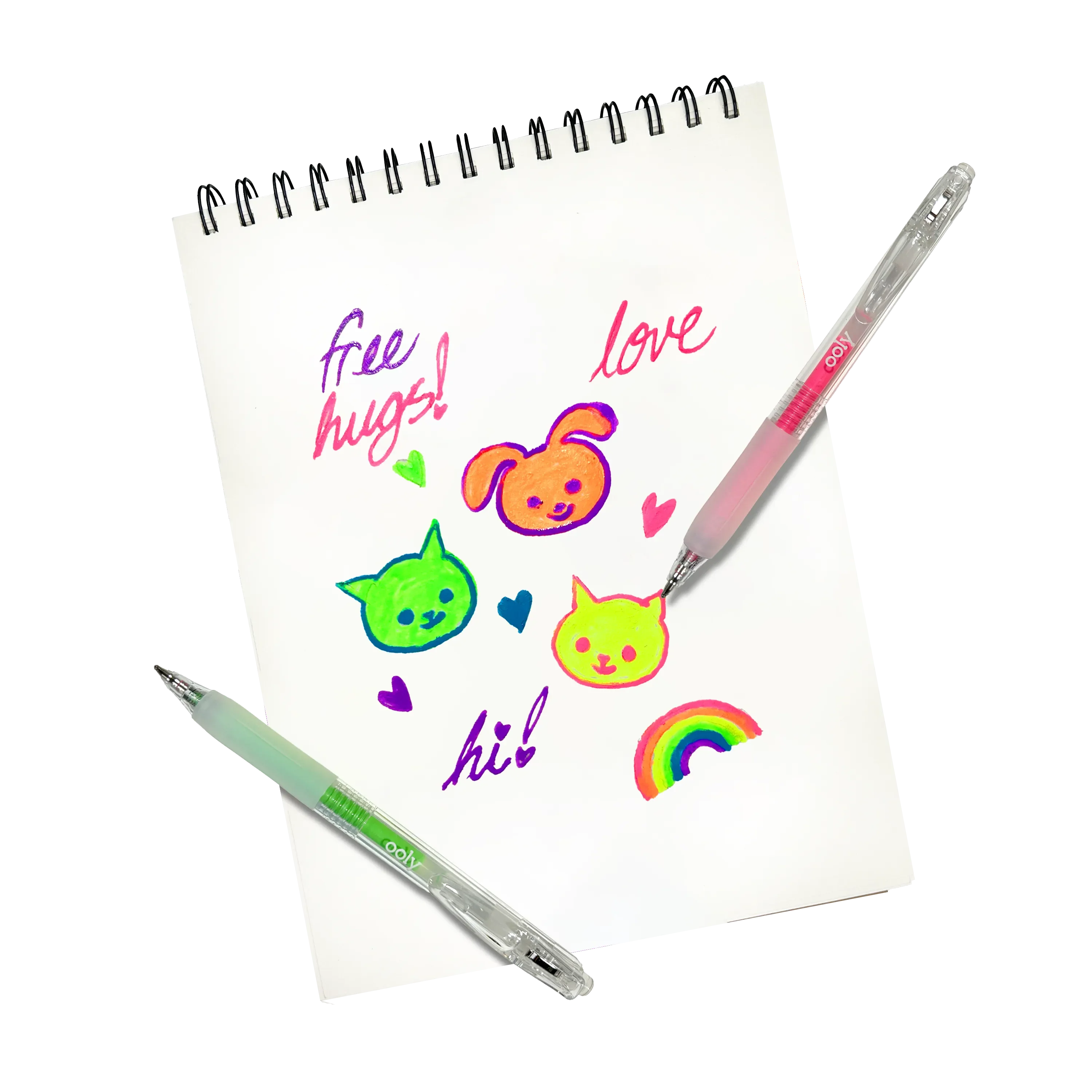 Jelly Gloss Neon Multi-Surface Deco Gel Pens - Set of 6 - Image 5