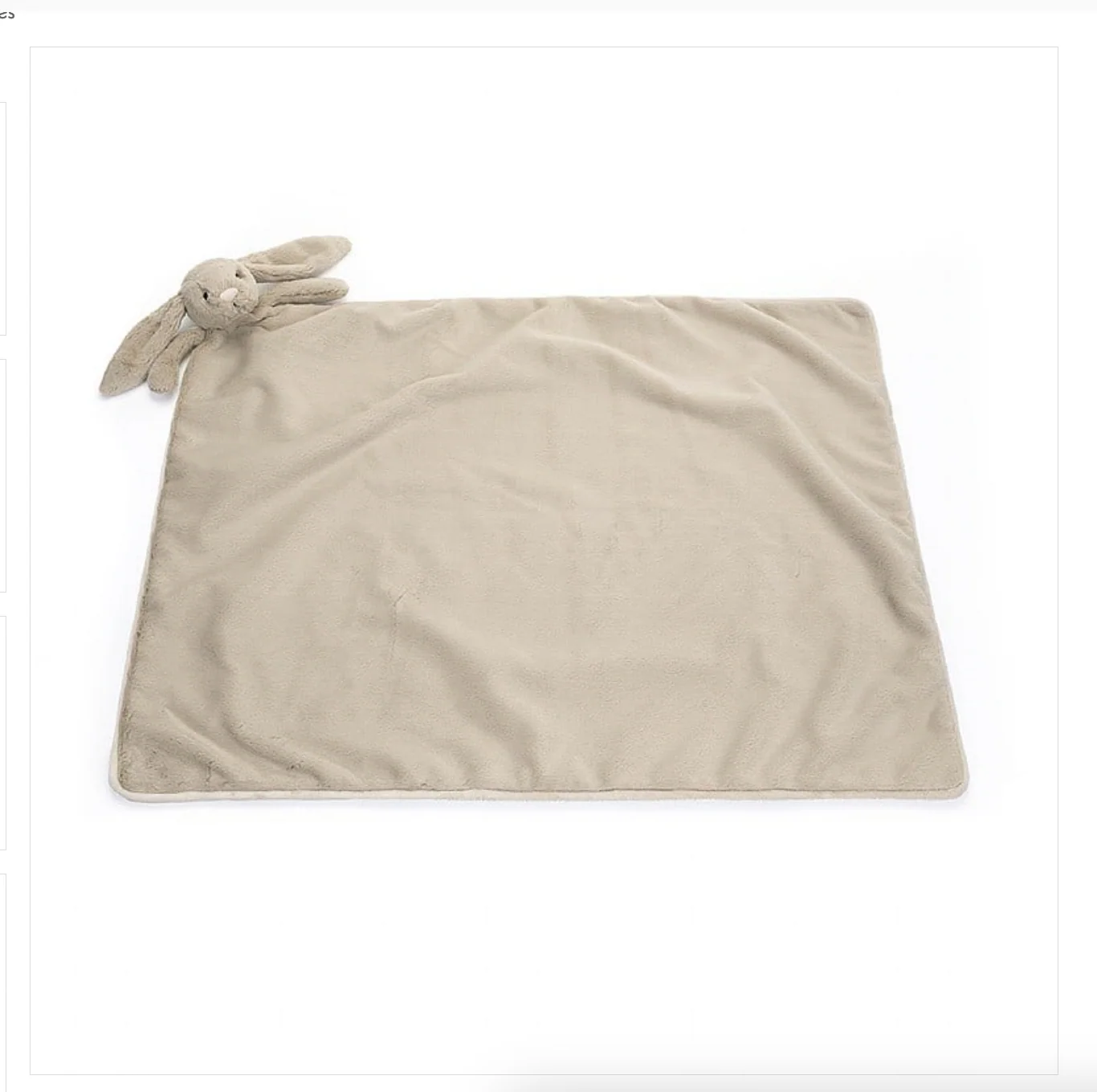 Bashful Beige Bunny Blankie - Image 4