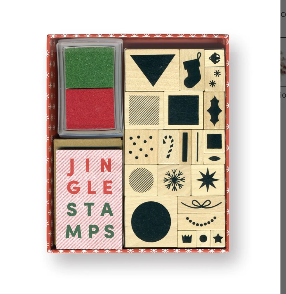 Jingle Stamps: 22 stamps + 2 ink pads - Image 3