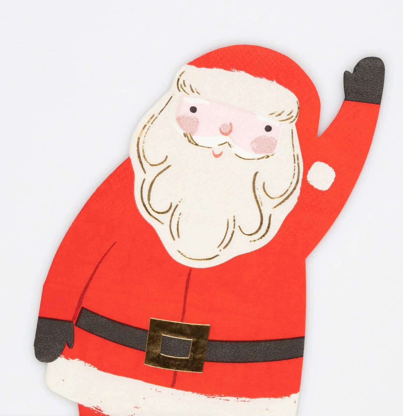 Jolly Christmas Santa Napkins (16pk) - Image 2