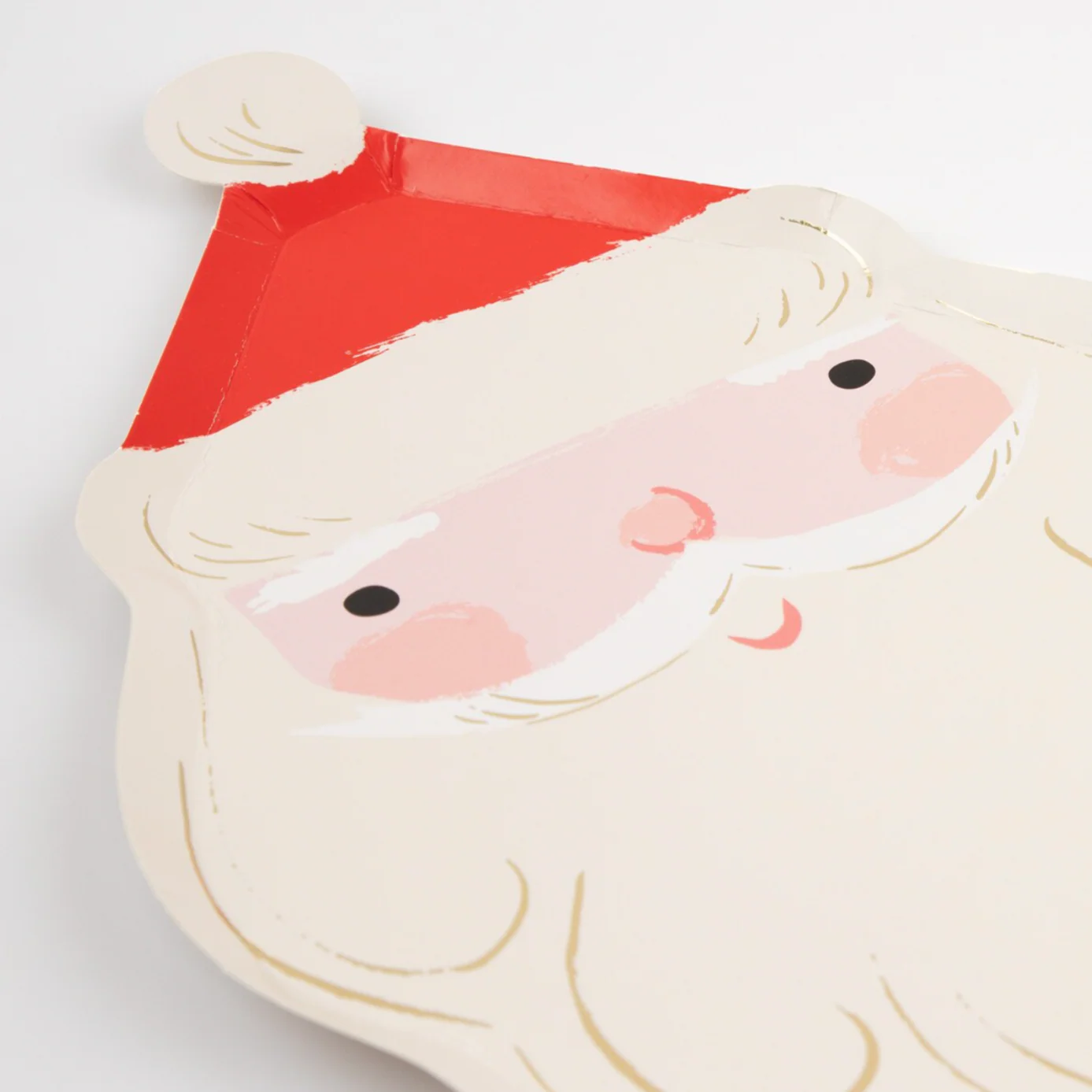 Jolly Christmas Santa Plates (8pk) - Image 2