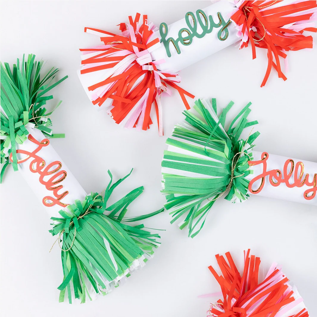 Jolly Holly Fringe Crackers (x6) - Image 4