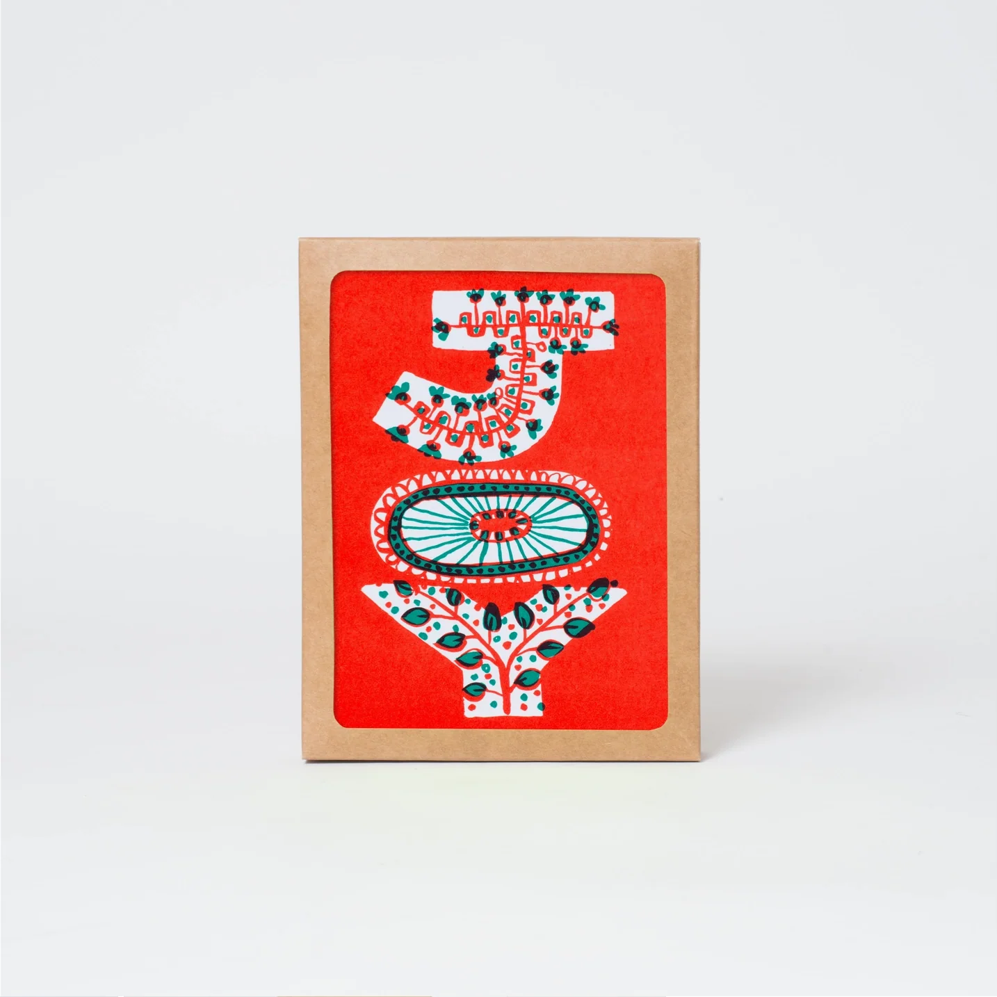 JOY Holiday Letterpress Card - Image 2