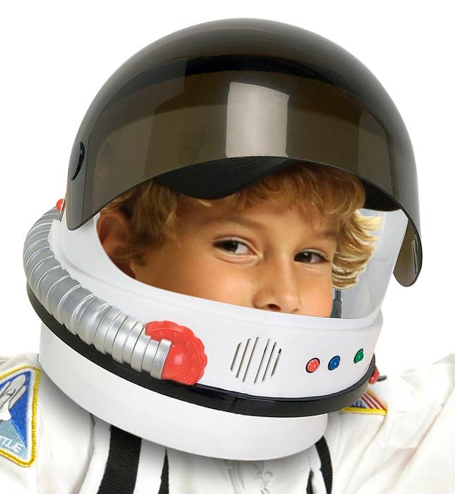 Jr. Astronaut Helmet with Sound: White - Image 2