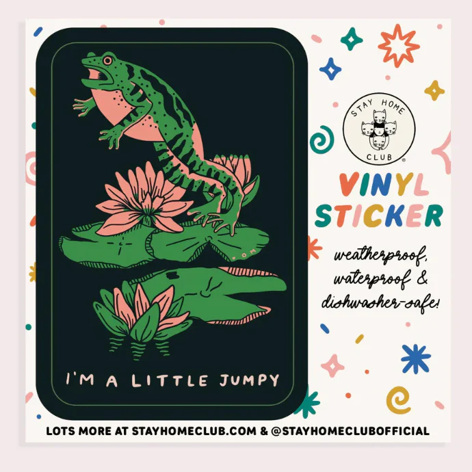 Jumpy Vinyl Sticker - Image 2