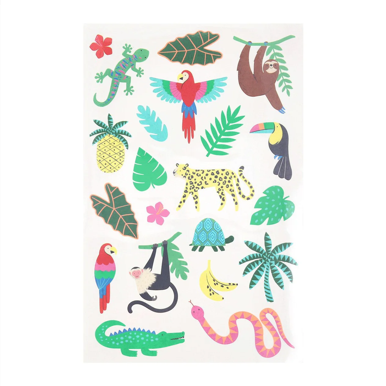 Jungle Jamboree Temporary Tattoos (x2 sheets) - Image 2
