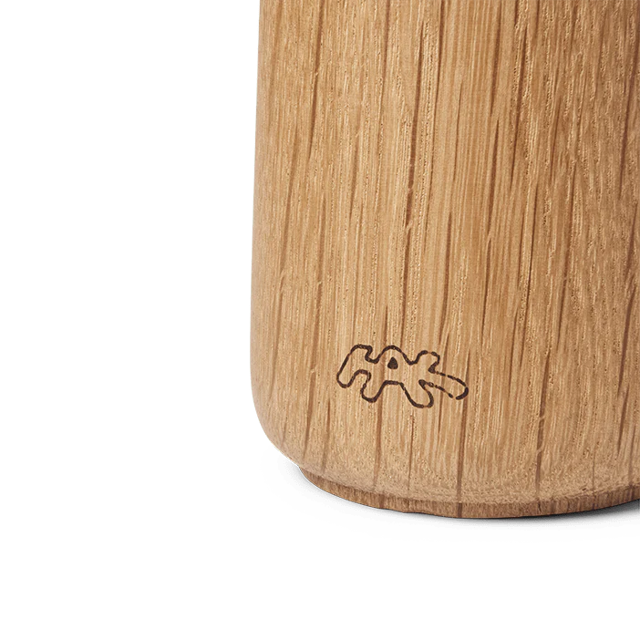 Kähler - Hammershøi - 5.7" Oak & Ceramic Spice Grinder - Image 2