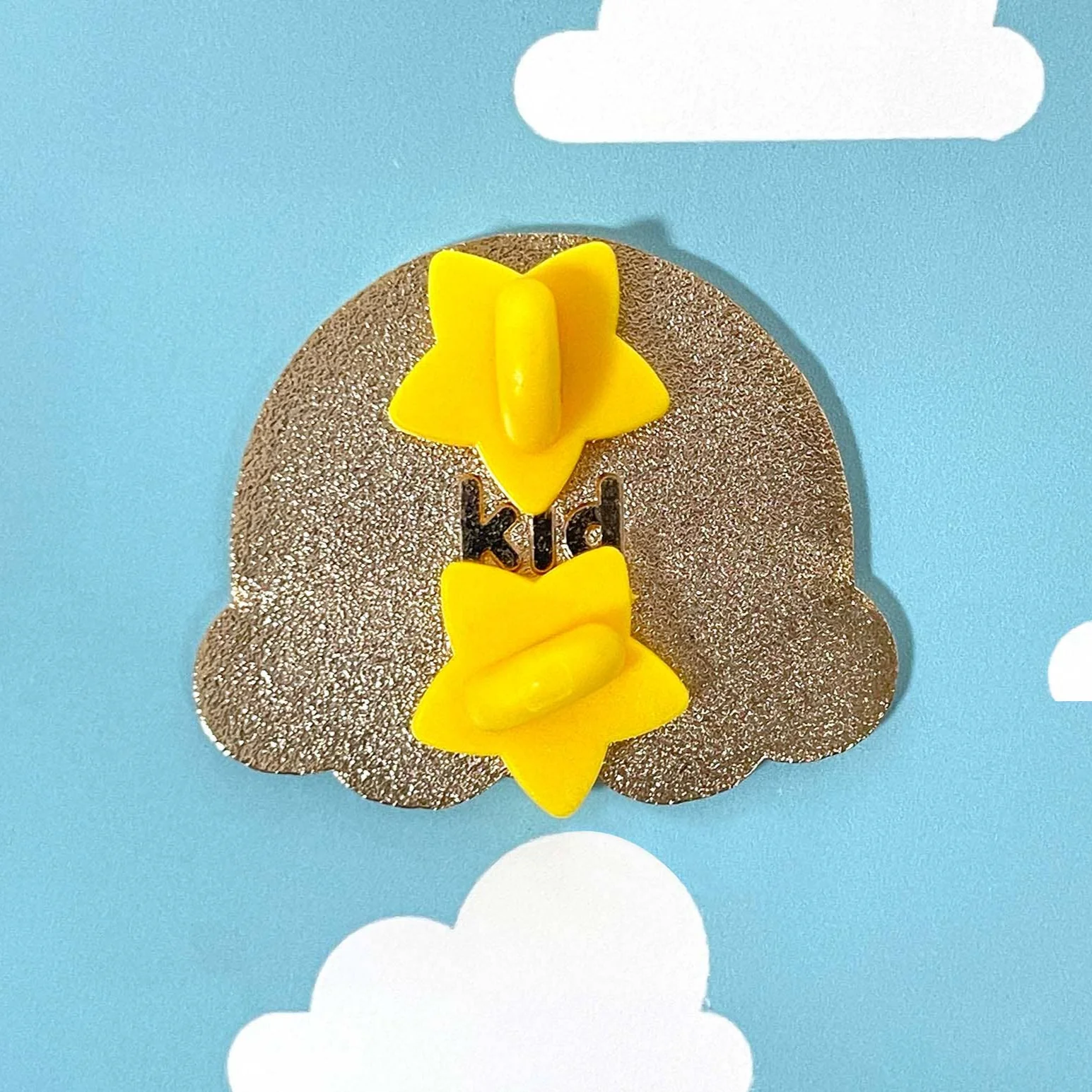 Kawaii But Sad Rainbow Enamel Pin - Image 3