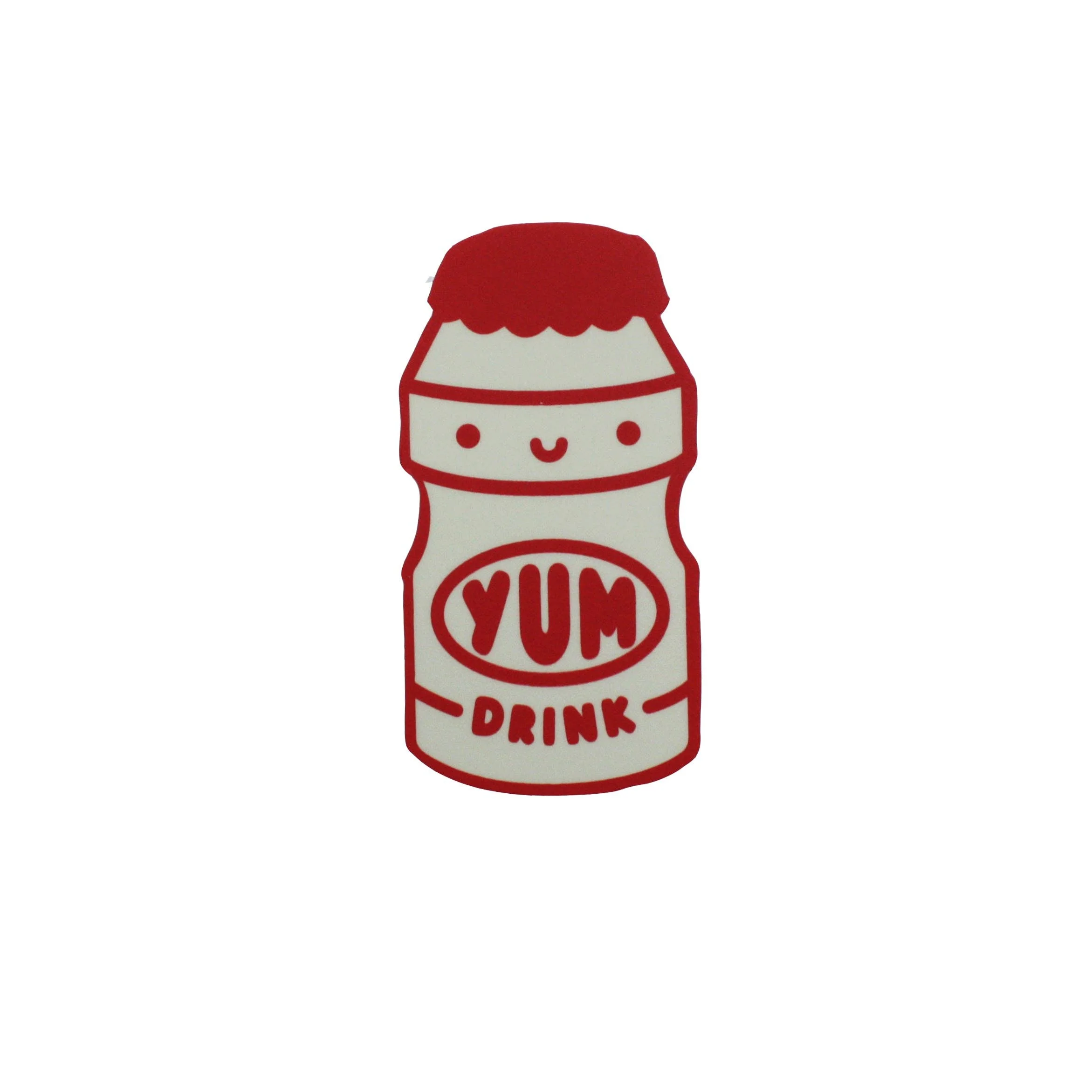 Kawaii Yogurt Drink Vinyl Sticker - Image 2
