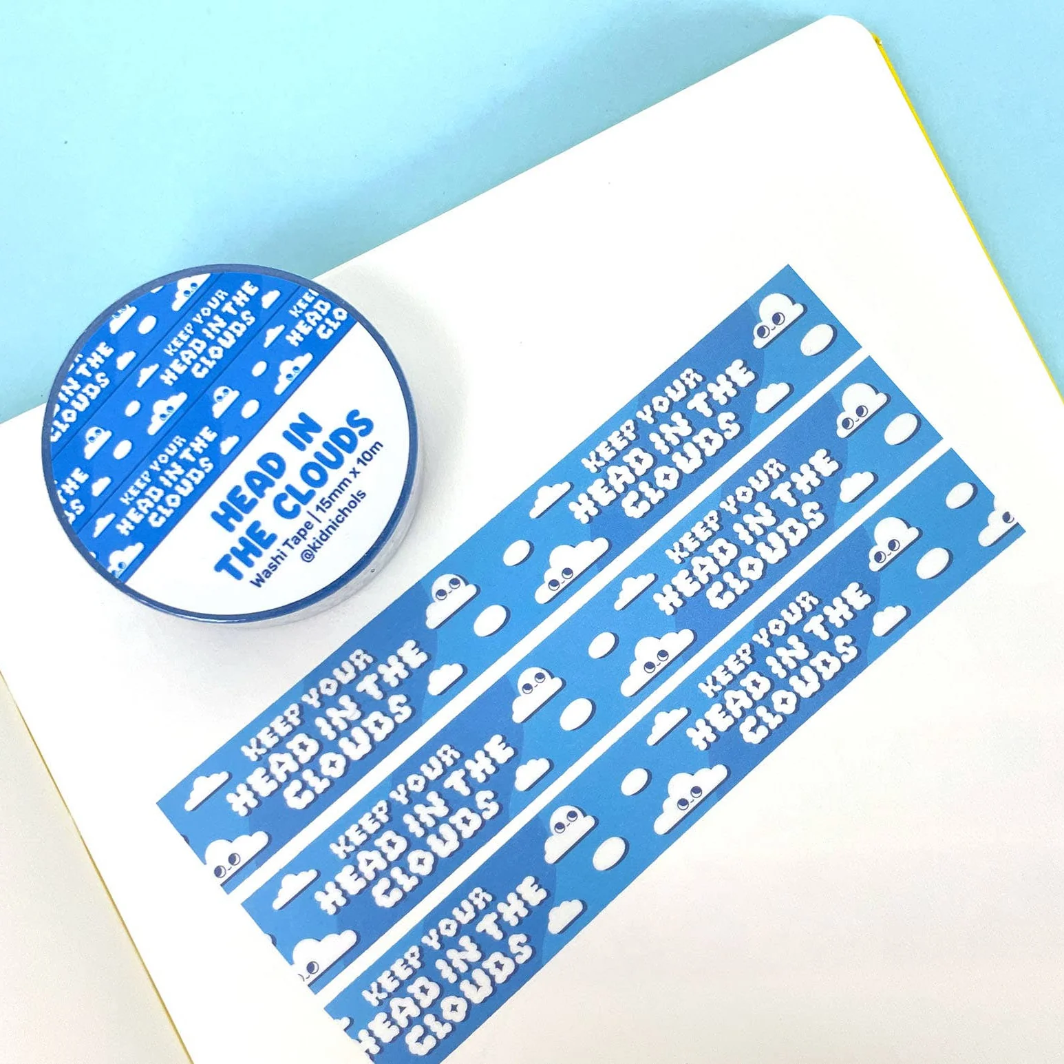 Keep Your Head In The Clouds Washi Tape - Image 2