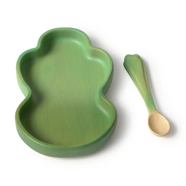 Kendall The Kale Plate & Spoon Set - Image 3