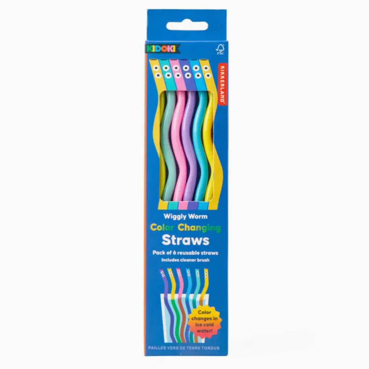 Kidoki Wigglyworm Colorchange Straws - Image 3