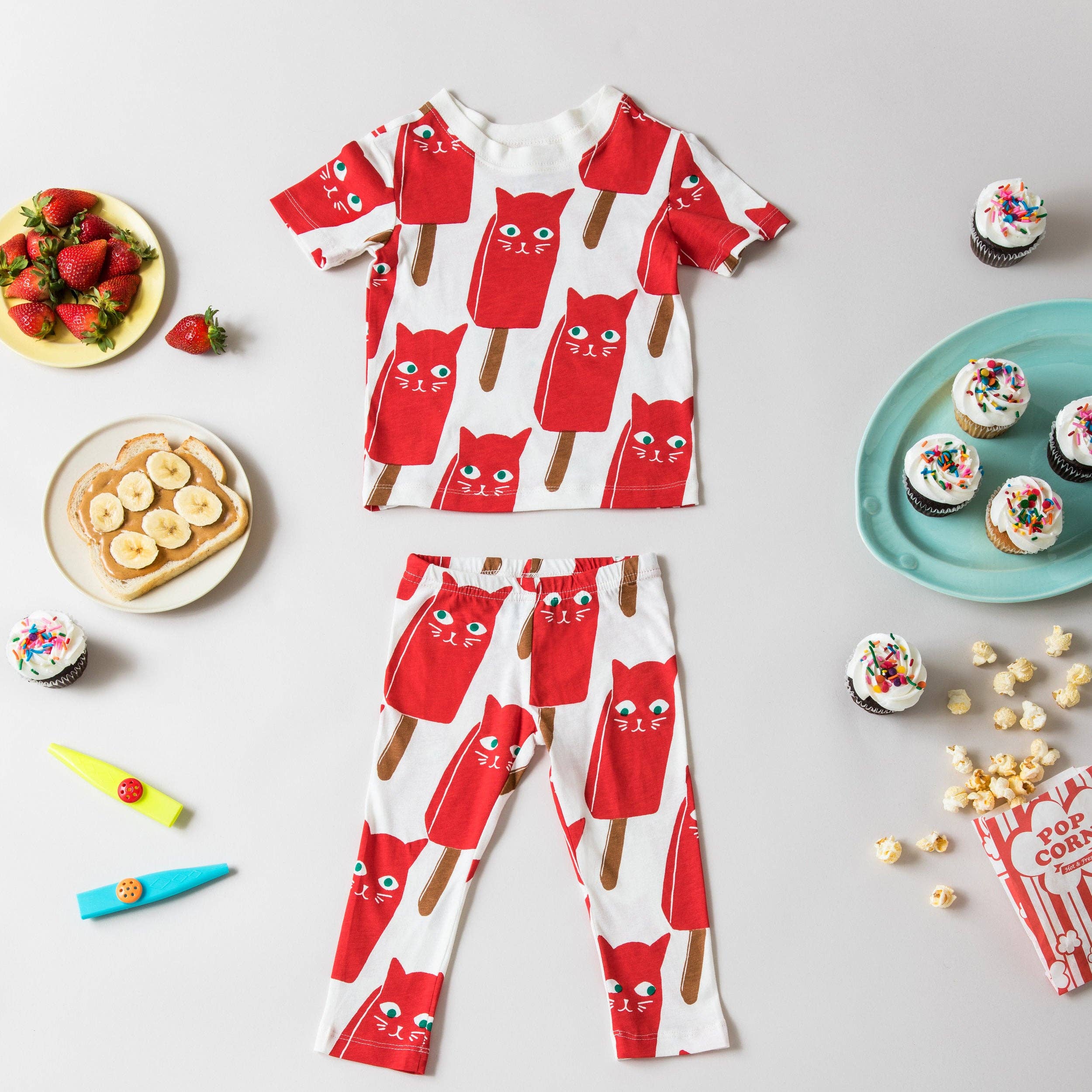Kids Allover Catsicle T-Shirt - Image 2
