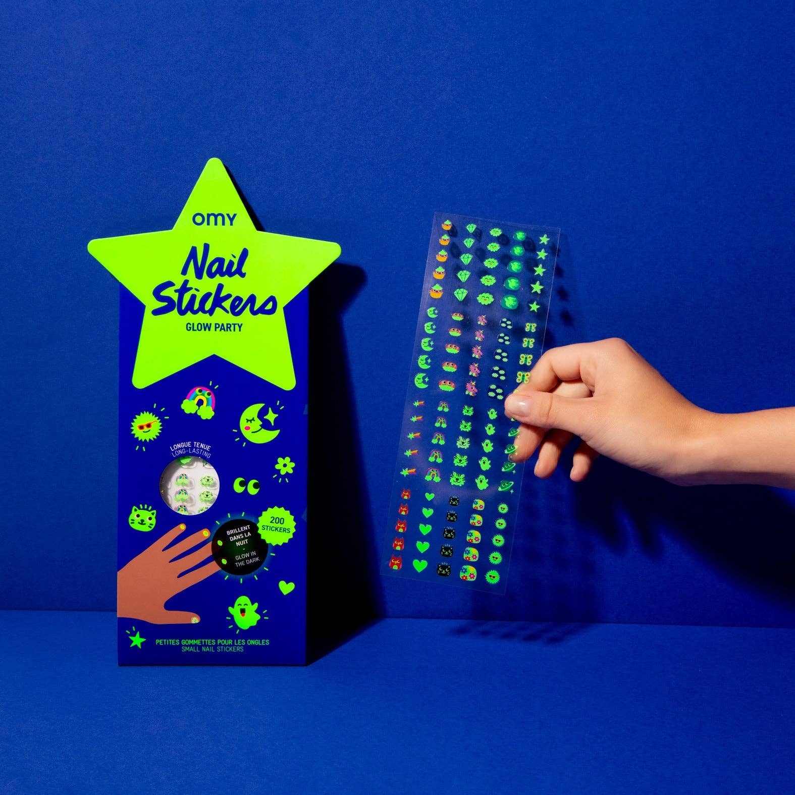 Kids Nail stickers - Glow in the Dark - Image 4