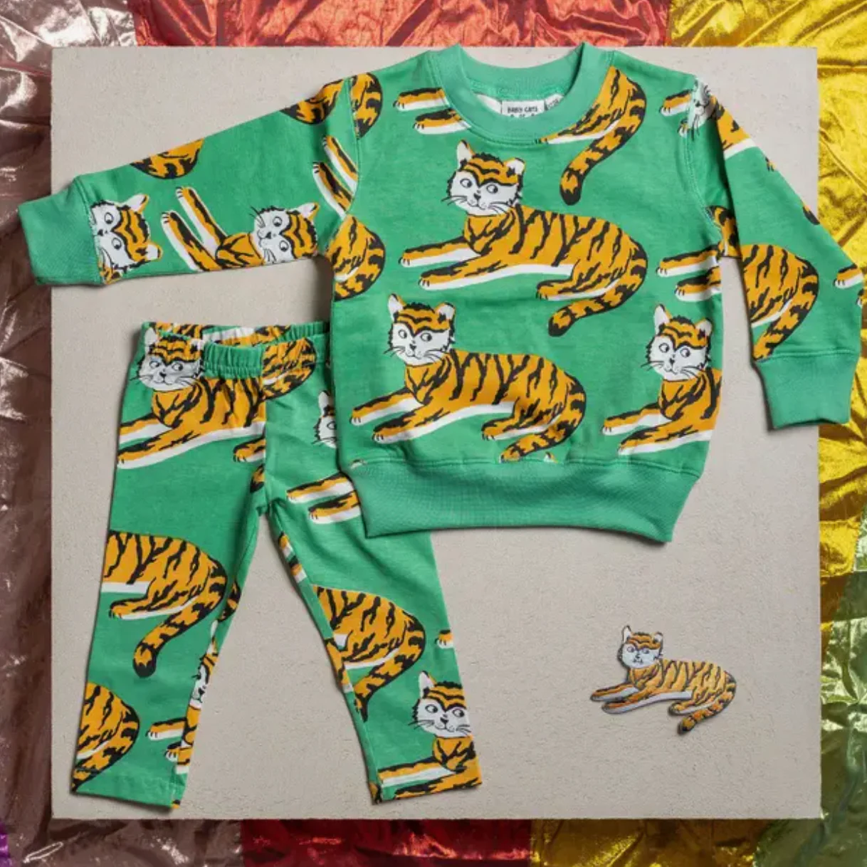 Kids Tiger Allover Sweatshirt - Image 3