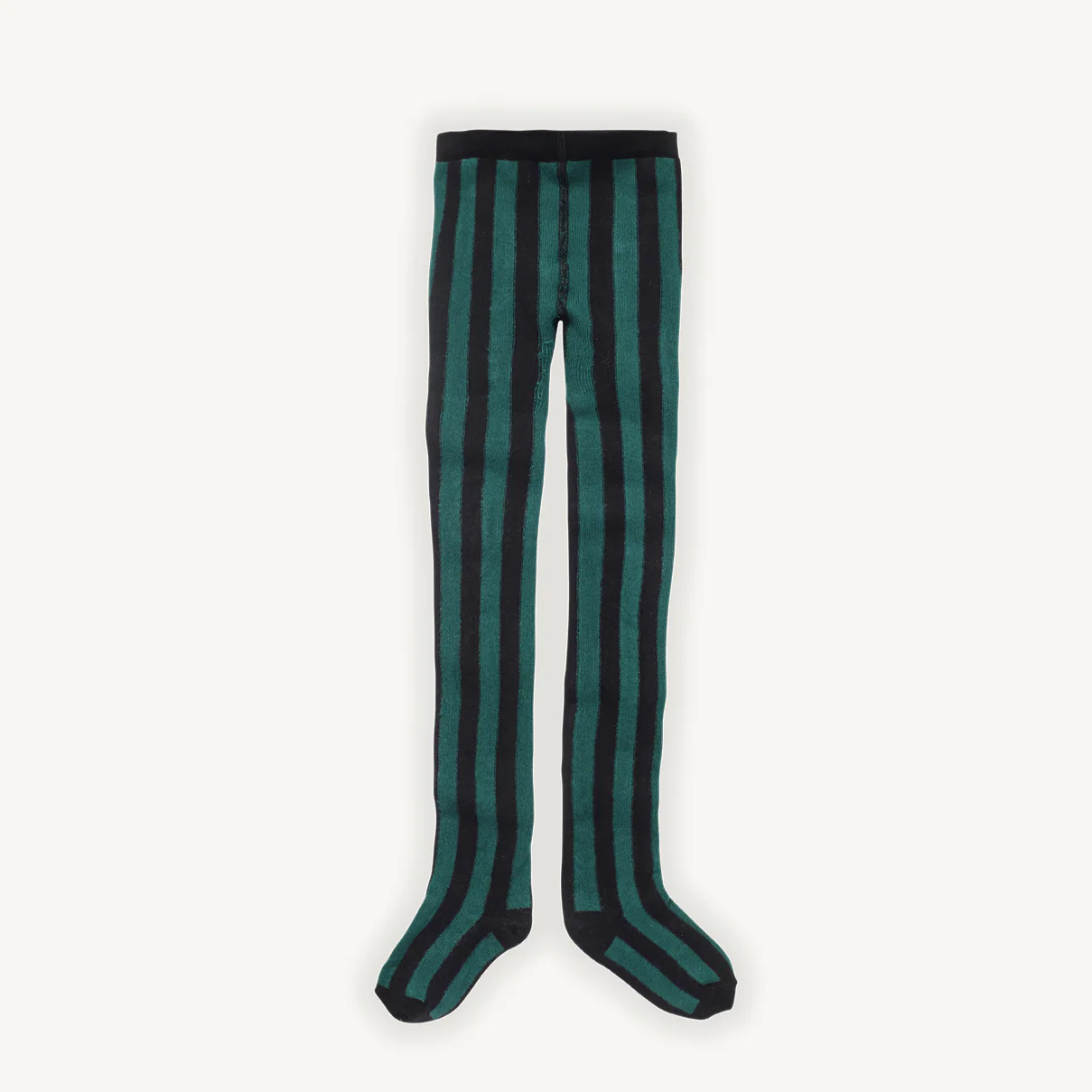 Kids Tights Stripe Pine Green