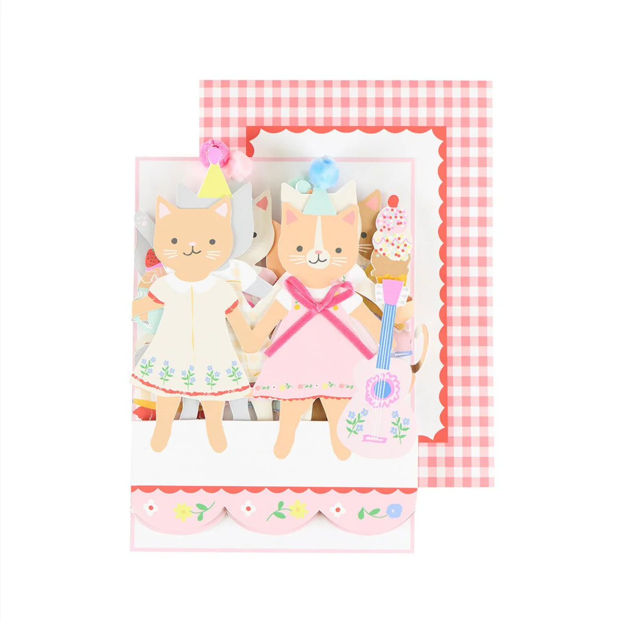Kitten Club Concertina Birthday Card - Image 2